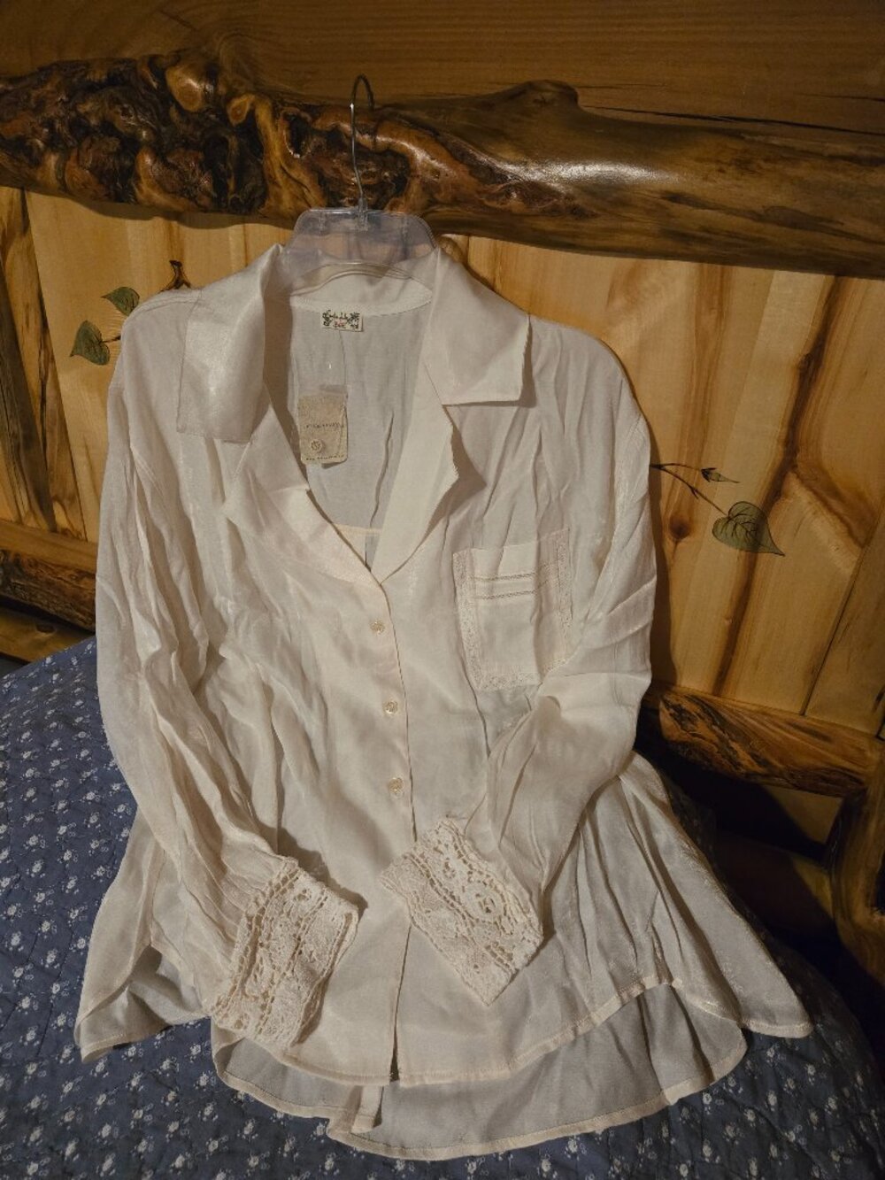 Free People Intimately Midnight Muse Sleep Shirt M. NWT